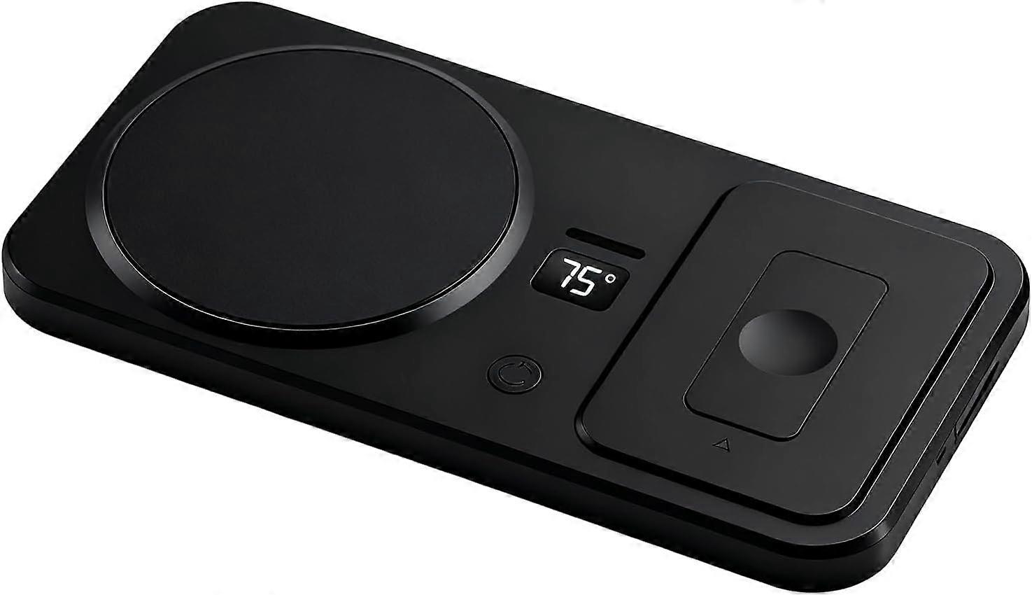 Coffee cup mat, wireless insulated cup mat