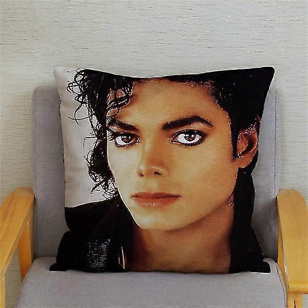 Michael Jackson Print Plush Pillows Covers 45*45cm