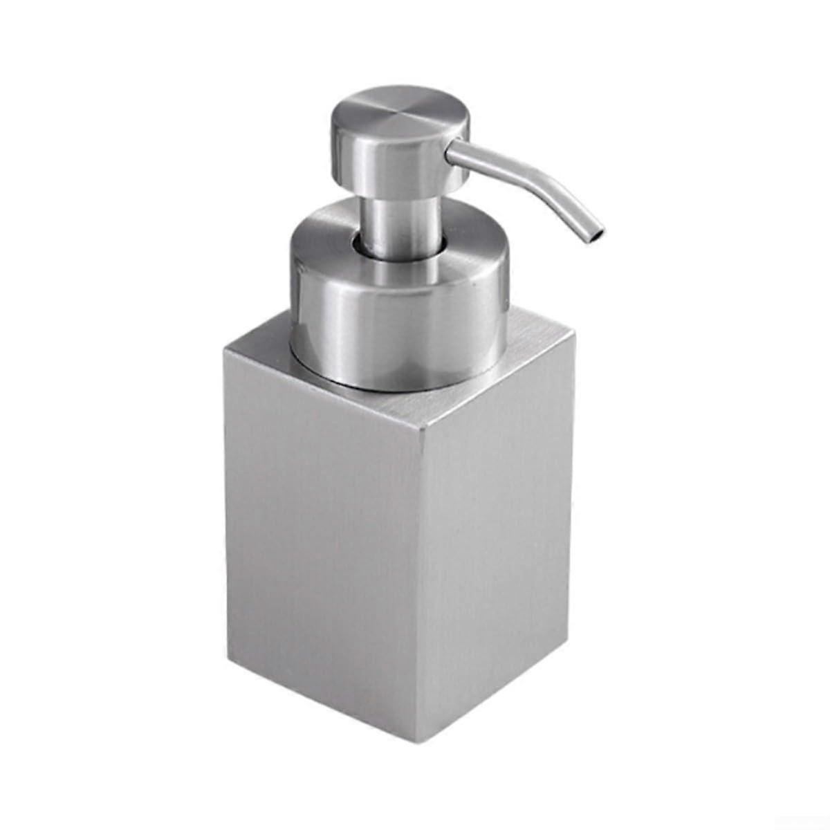 Stainless Steel Foaming Soap Dispenser 200ml RustResistant Easy Refill for Bathroom Kitchen Sink