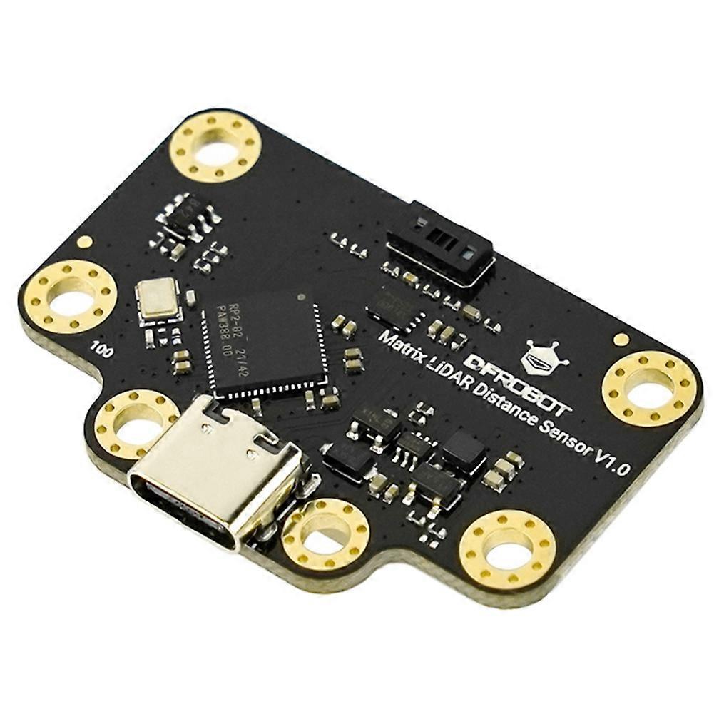 DFRobot 8x8 Matrix ToF 3D Distance Sensor Depth Cameras RP2040 I2C UART 3.5m Range for Robot Avoidance Smart Automation