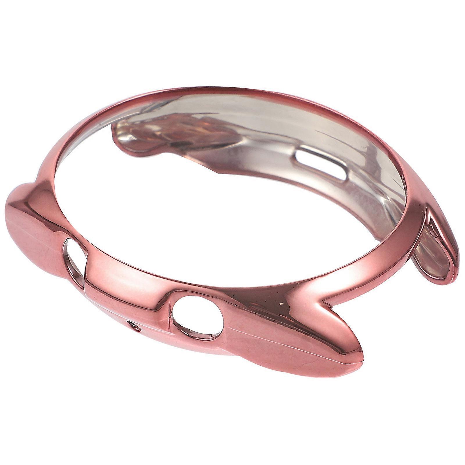 Pink Tpu Watch Case Protective Cover for 3 Compatible