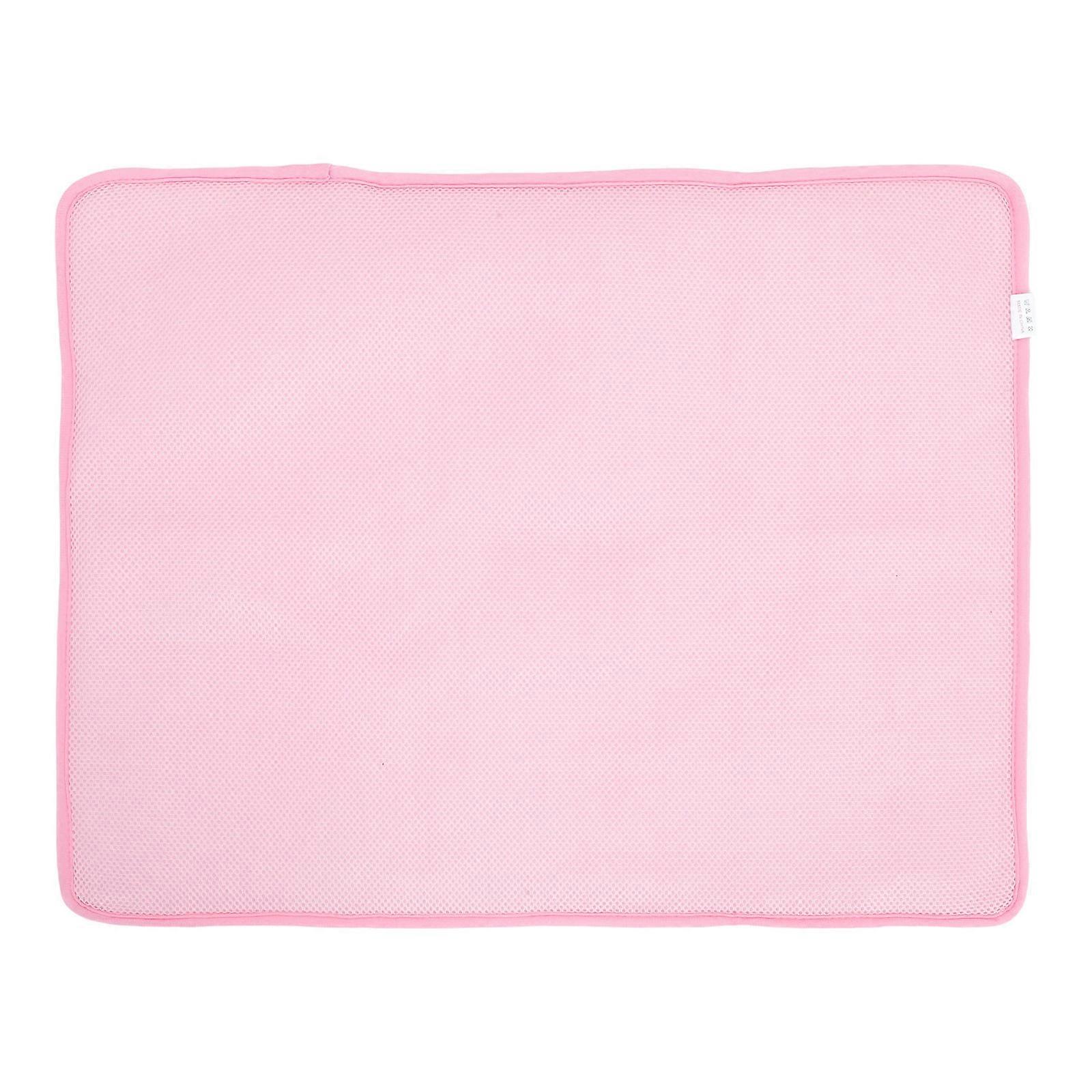 Cooling Mat Pet Pad for Summer Use 1 Piece Soft Pink