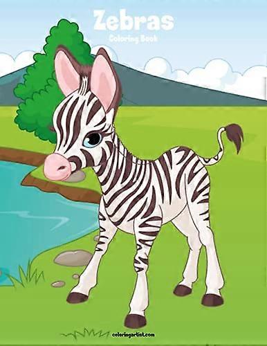 Malbuch Zebras 1