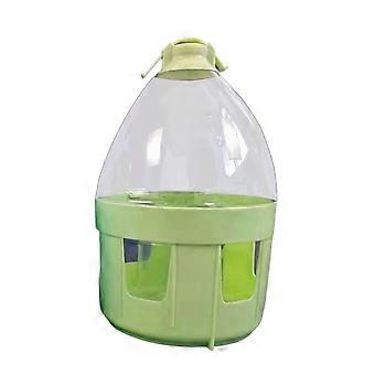 Contenedor de agua para pájaros, salida de comida automática, bebedero portátil para palomas automático