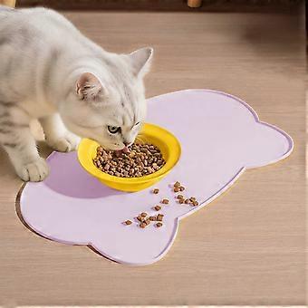 Mantel individual de silicona para mascotas, antideslizante y antiderrames, ideal para la alimentación de mascotas, práctico y fácil de limpiar.