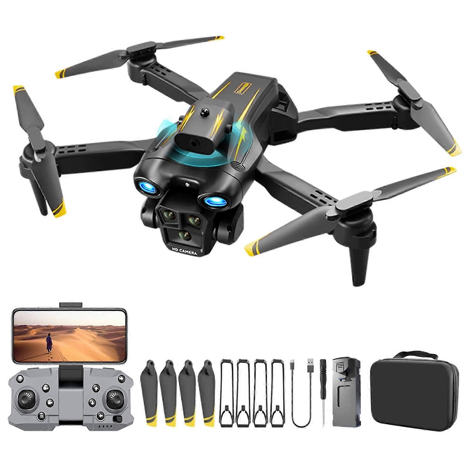 Foldable Drone With ESC Camera, 1080P FPV, Obstacle Avoidance & Altitude Hold for Beginners