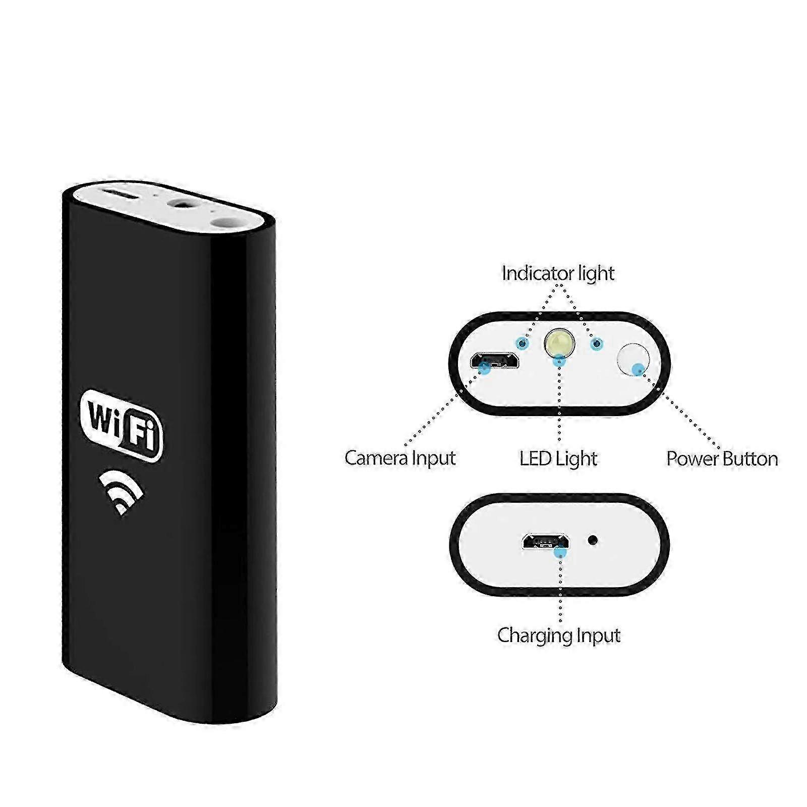 5m 8led Wifi Borescope Endoscope Snake Inspection Camera For Iphone Android Ios