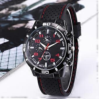 Montre Musatteng pour homme en cuir givré avec bracelet extensible – Compatible avec les bracelets de montre universels