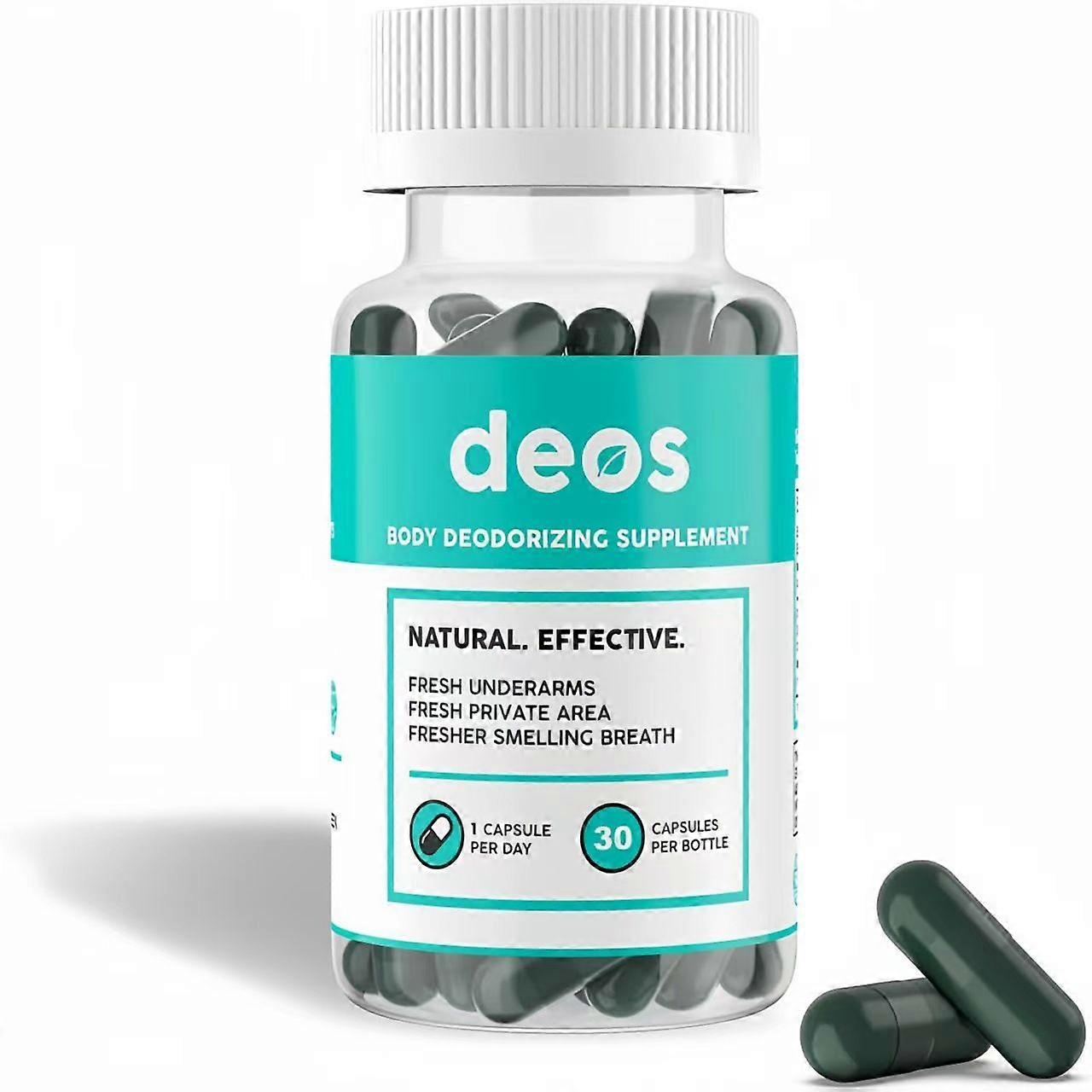 DEOS Complément déodorant oral | Déodorisation complète du corps, soin du corps