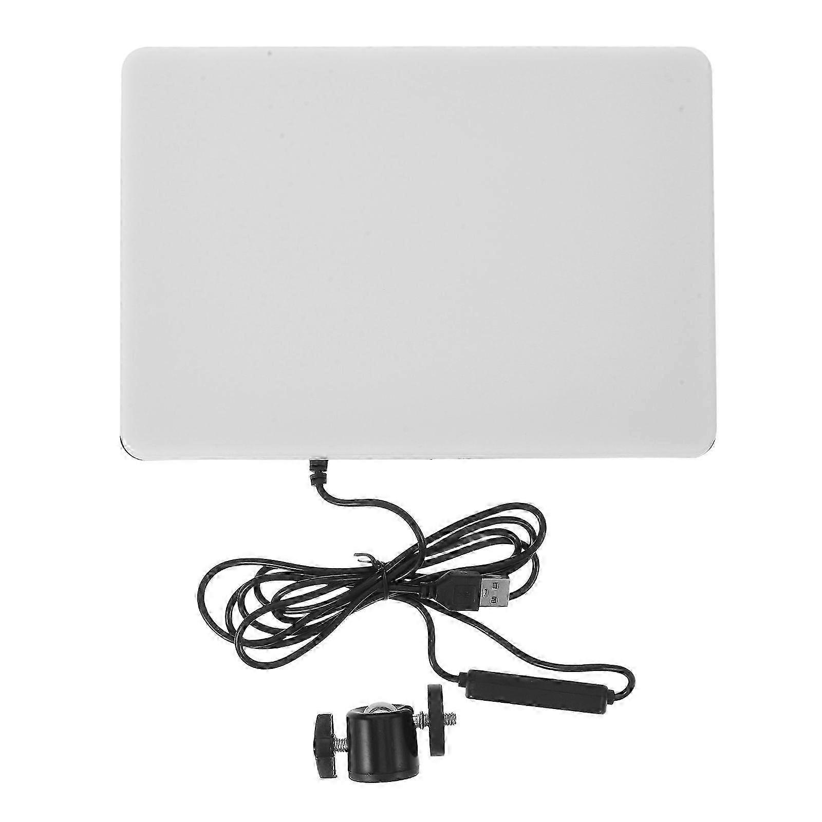 1 Set Practical Rechargeable LED Video Light Portable Soft Light Panel for Camera Vlogging and Live 