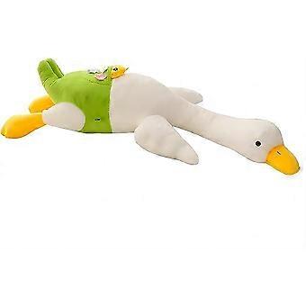 Plush Goose Pillow 29.5 Inch Giant White Duck Plush Toy for Kids Super Soft Hugging Gift