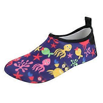 Hengittävät lasten uimakengät, slip-on-rantasukat kumipohjalla – yhteensopivat vesipuistoon ja sukellukseen, koko 4 (18 kk)