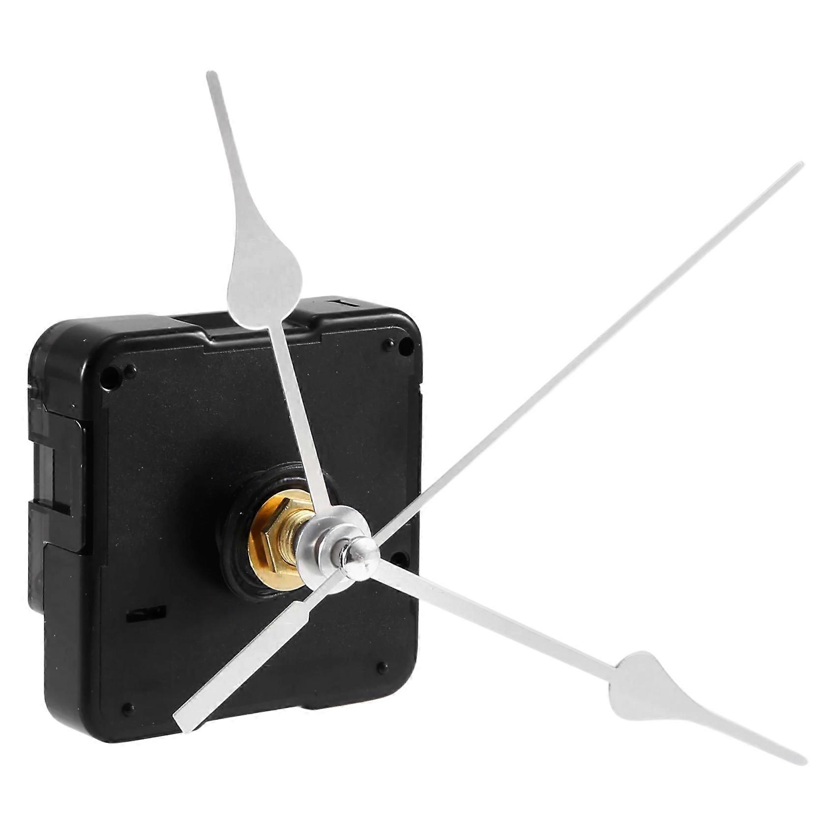 Clock Movement Mechanism with Silver Hour Minute Second Hand DIY Kit