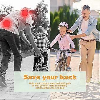 Veiligheidstrainer voor kinderen, fietstrainer met stuur, balansstang, duwstang.