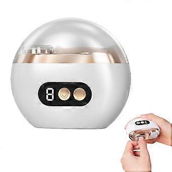 Electric Nail Clippers, 2026 Upgraded 3-in-1 Automatic Nail Trimmer and Polisher with 3 Speeds, Rechargeable Fingernail Cutter with LED Light & S