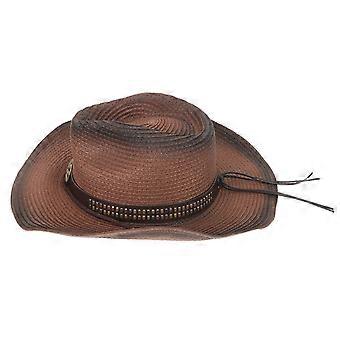 Chapeau de soleil style cowboy pour femme, avec large bord, idéal pour le printemps et l'été. Modèle tendance. Lot de 1.