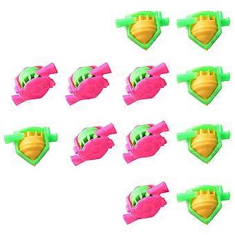 Small Peg- for Kids Play 20Pcs Colorful Whistle Shape Spinning Tops