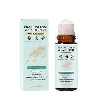 L'huile essentielle de ricin et d'encens générique d'Amazon (en roll-on) est rafraîchissante, hydratante, douce et nourrissante, procurant à la peau hydratation et confort.