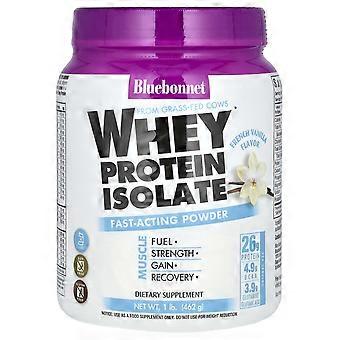 Bluebonnet Nutrition, Whey Protein Isolado, Baunilha Francesa, 462 g (1 lb)