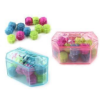 Korean Traditional Gonggi Game Set - 12 Colorful Stones, Jebi Kicks & Spinning Tops - Fun for Kids & Family!