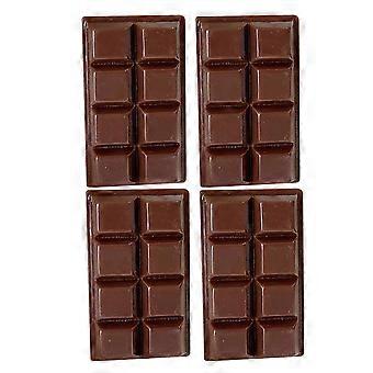 4 PCS Dia dos Namorados Simulado Decoração de Chocolate Pequeno Modelo de Chocolate Falso de Mesa Adereços de Barra de Chocolate Decorativos Suprimentos de Festa Mod de Chocolate de Mesa