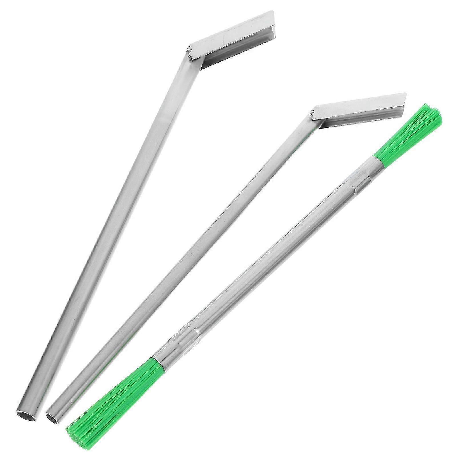 Elevator Cleaning Tools Set with Nylon Bristles for Sill and Groove Cleaning