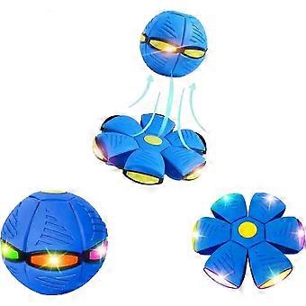 Magic Ball Toy - Kids Bouncing Ball With Light Effects, Parent-child Interactive Play, Dual Shape Switchable, Durable Eco-friendly Material