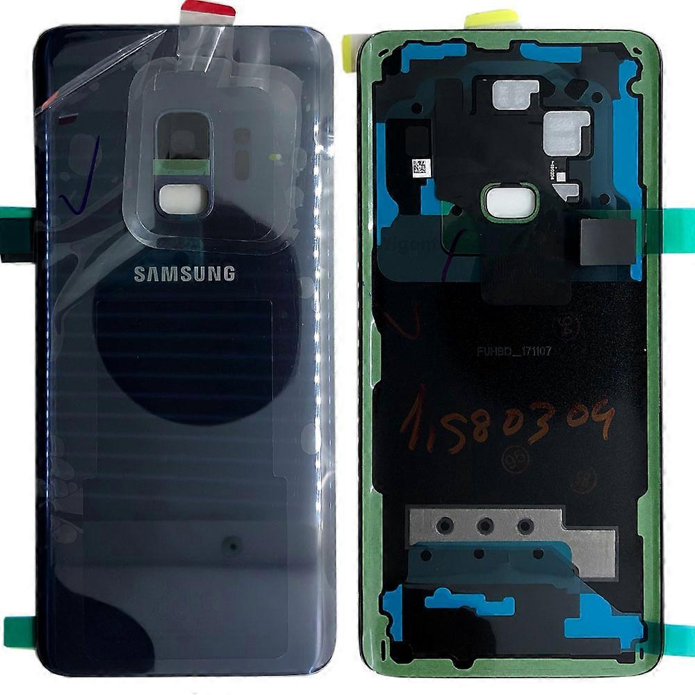 Samsung GH82-15865D Battery Cover for Galaxy S9 G960F + Adhesive Pad Blue New