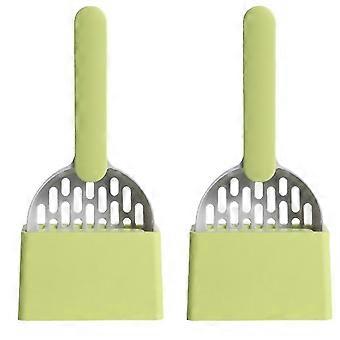 Cat Litter Box Cleaning Tool with Base and Shovel compatible with Kitten Toilet and Pet Supplies