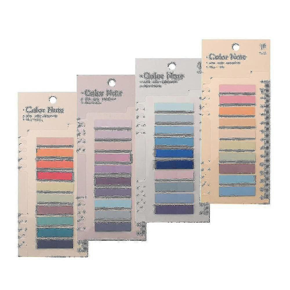4 Pack Sticky Index Tabs For Annotating Books, Writable Page Sticky Notes With Ruler