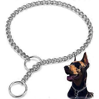 Choke Chain for Small Medium Large Dogs, Chain Dog Training Choke Obedience Collar Adjustable Stainless Steel Chain Slip Collars Chew Proof Dog