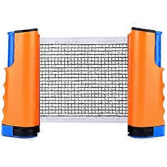 Retractable table tennis net, perfect compatible with table tennis tables, desks, kitchen or dining tables