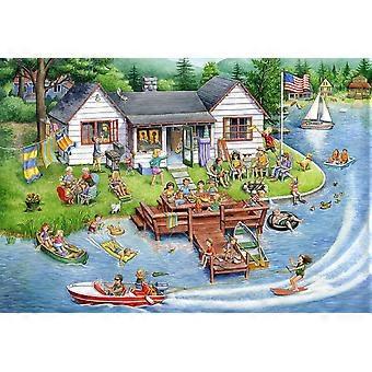 Lakeside Jigsaw Puzzles Kids Puzzle Thick Durable Puzzles MadePrecision Cutting CYQL-1068