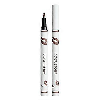 Matte Lip Liner Pen - Waterproof Quick Dry Color for Long Lasting Defined Lips