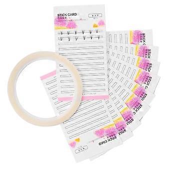 Graft Eyelash Holder for Eyelash Extensions with 30Pcs Storage Cards