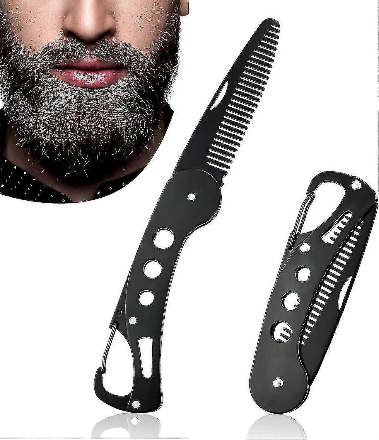 Stainless Steel Foldable Pocket Comb