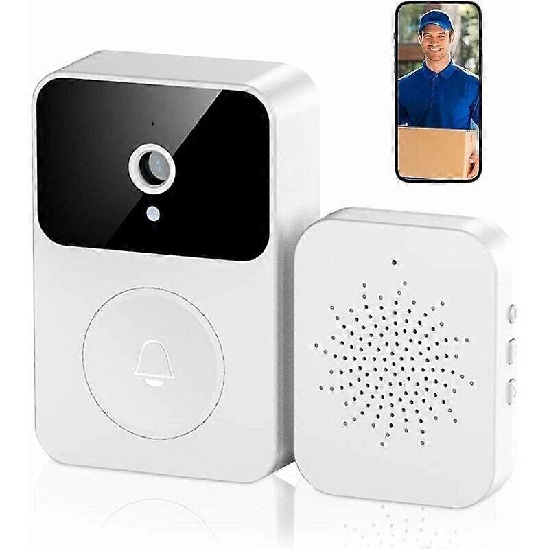 Smart video intercom with camera, wireless video intercom, landline phone, doorbell, intercom function, including app control for internal ringtone