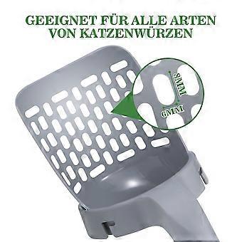 Ergonomic Hygienic Litter Scoop With Built-in Dispenser