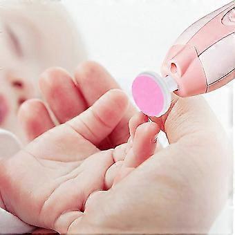 Pontas de lixa para substituição de unhas, suaves para bebês e crianças pequenas, 10 unidades, compatíveis com cortadores de unhas elétricos, acabamento suave.