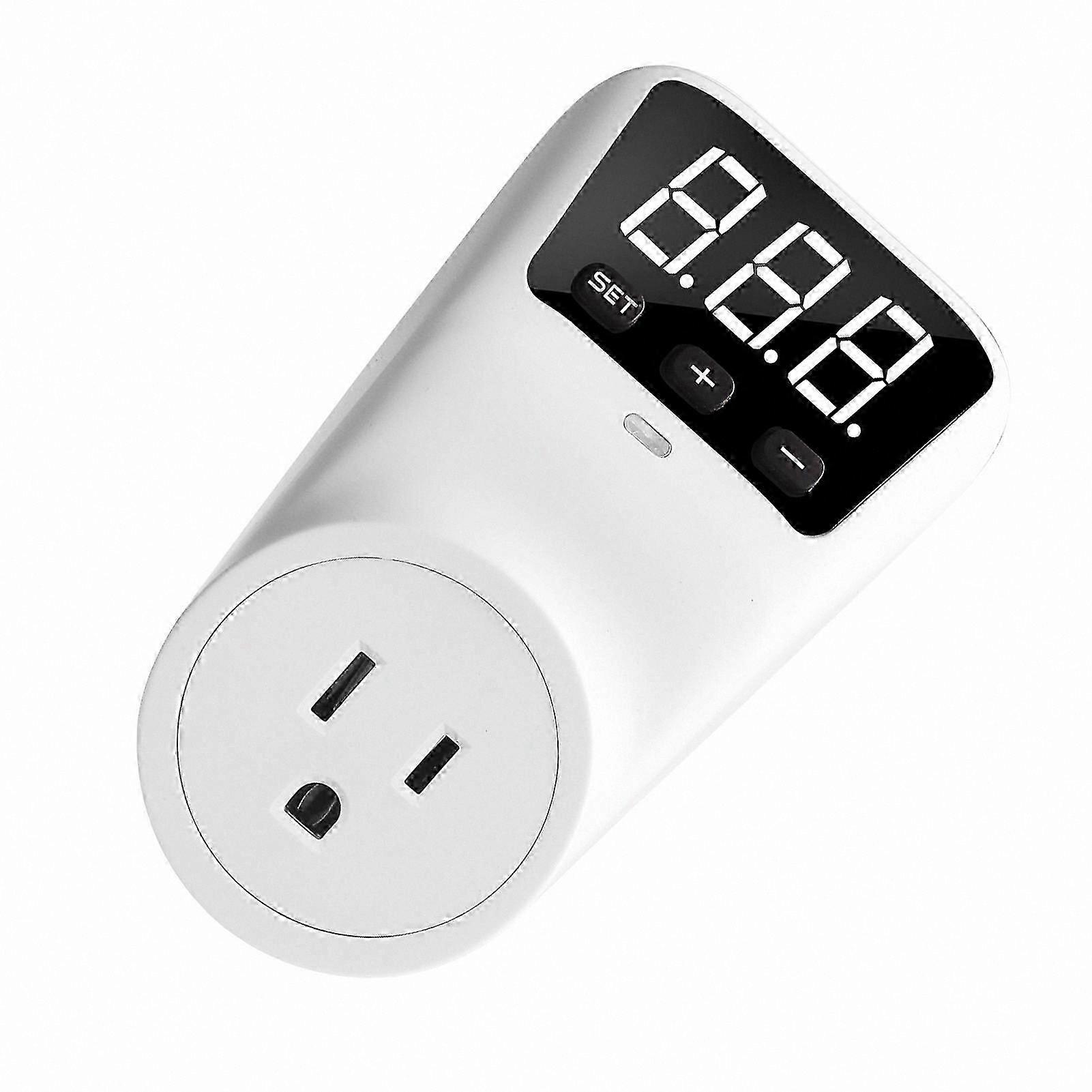 LCD Display Power Socket with Overcurrent and Voltage Protection 16A Digital Automatic Relay Protector Outlet