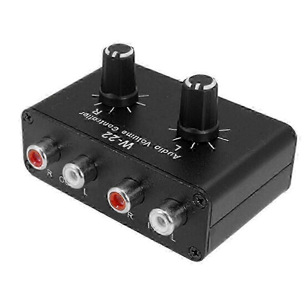 3.5mm Bidirectional Stereo Audio Switch/Splitder with Volume Control (Single)WHBYV