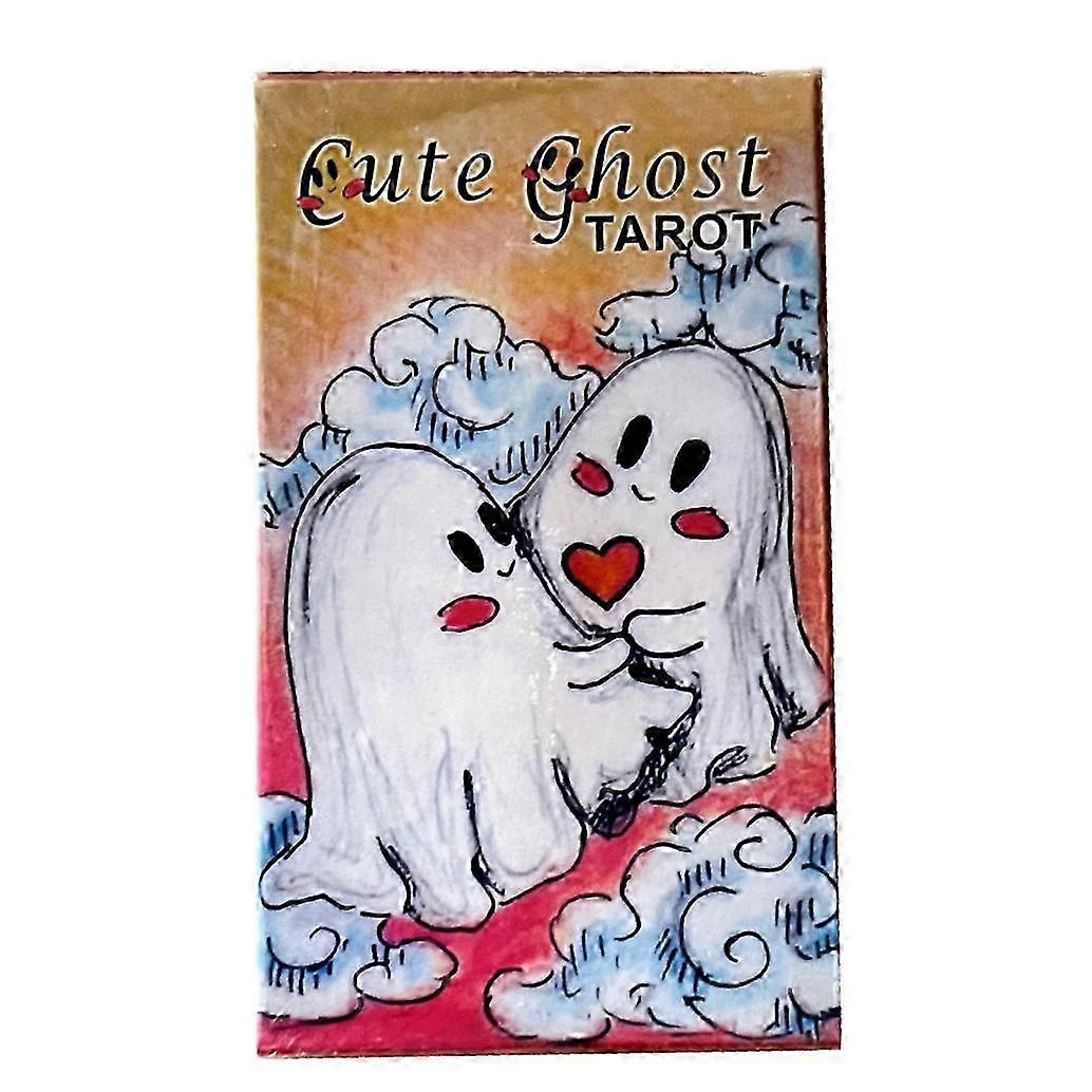 Cute Ghost Tarot Deck In Iron Box
