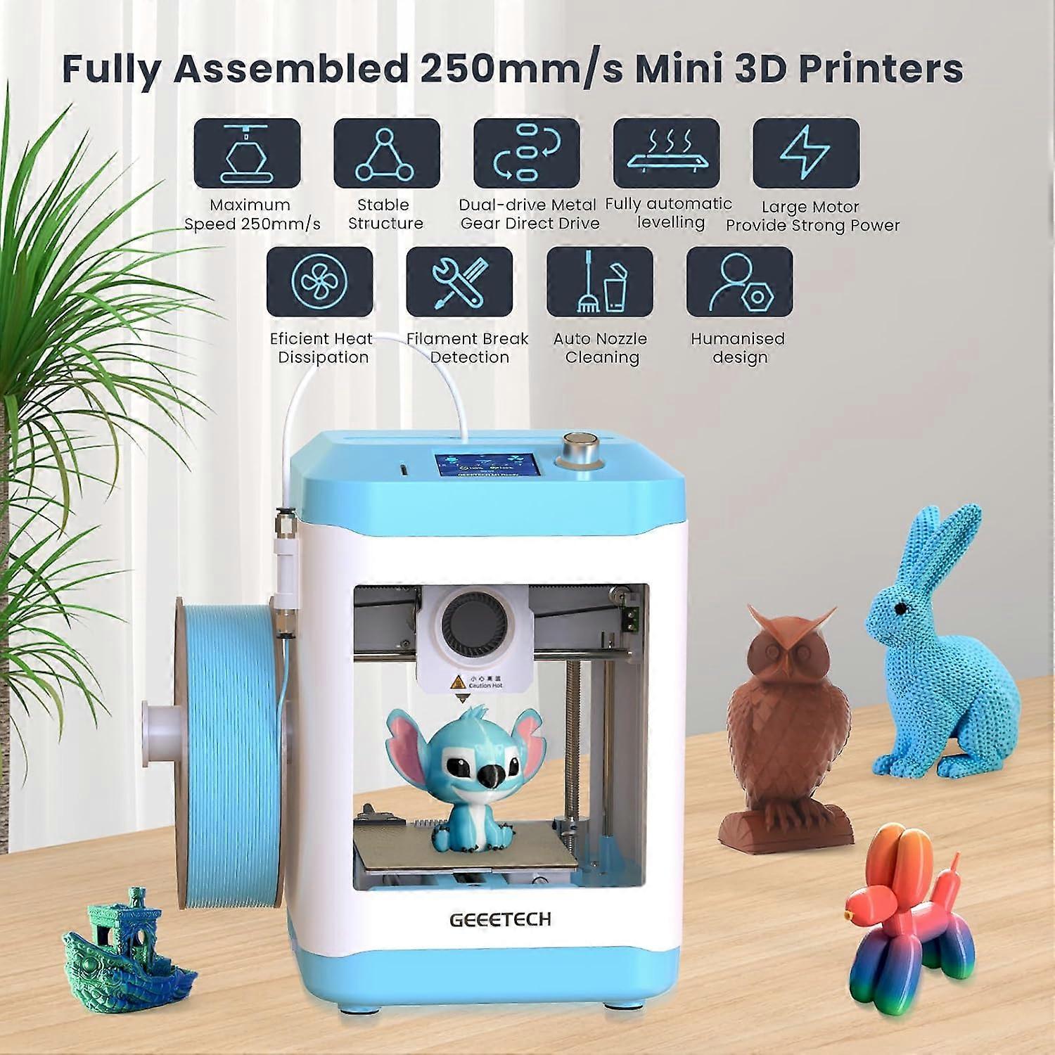 Mini 3D-printer - Zelfnivellerende 3D-printer - Desktop 3D-printer