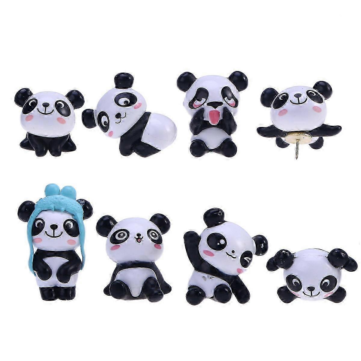 Fun Panda Thumbtacks Assorted Colours