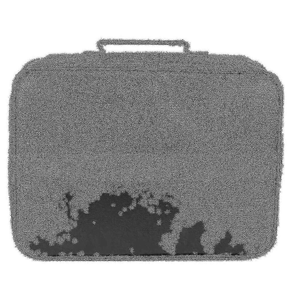 Document Bag With Lock, Fireproof 3-layer Document Storage Box With Waterproof Zipper,used For Lapt