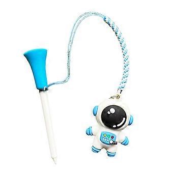 26-27@Golf Tee with Lanyard Cartoon Astronaut Design Compact Design Portable Anti-Lost Golf Tees Hanger