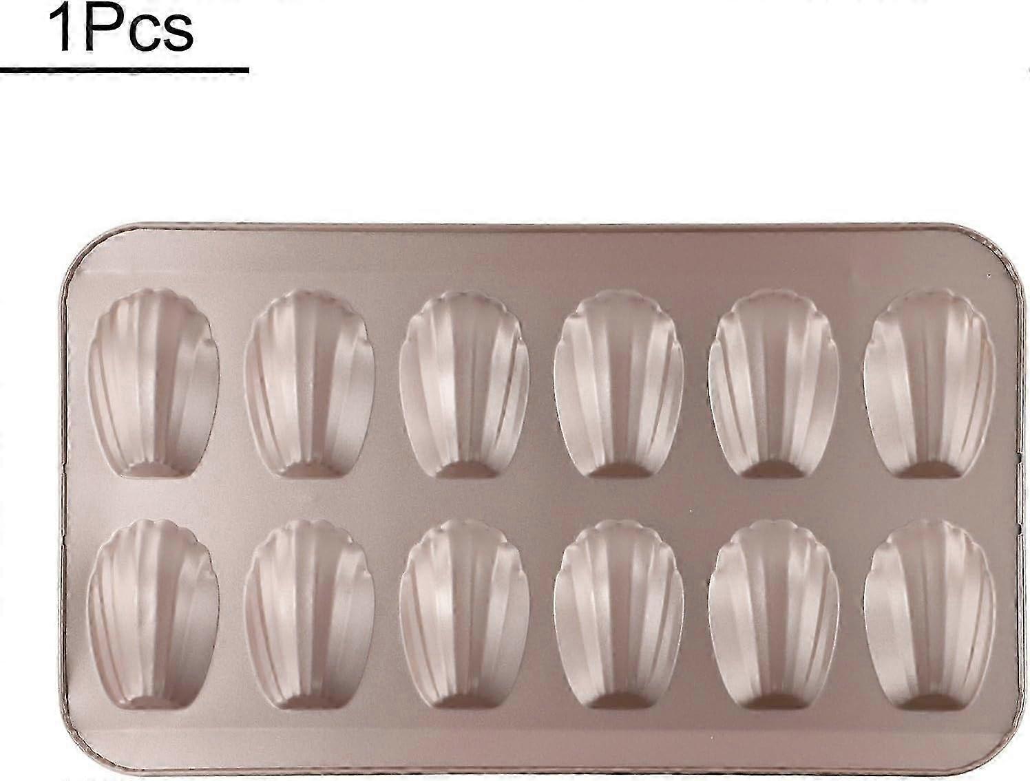 12Cavity Shell Pan Stainless Nonstick Oven Safe