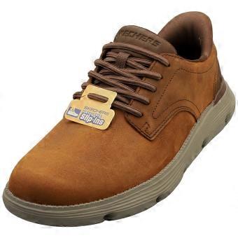 Skechers Slip-ins Garza Duran Mens Casual Trainers in Dark Brown