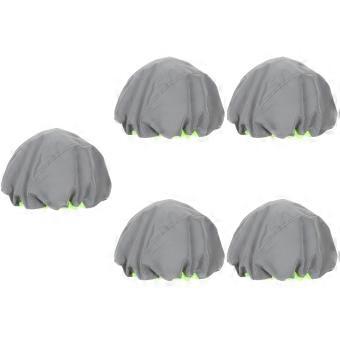 Practical Cover Protective Sleeve for Cycling 5Pcs Grey
