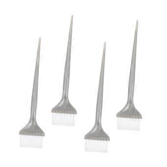 4pcs Hair Dye Brush Set with Soft Flexible Bristles for Precise Color Application Salon and Home Use